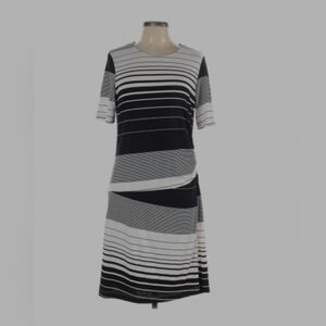 Nally & Millie, Casual Dress, Black and white, Sz Large Like new condition